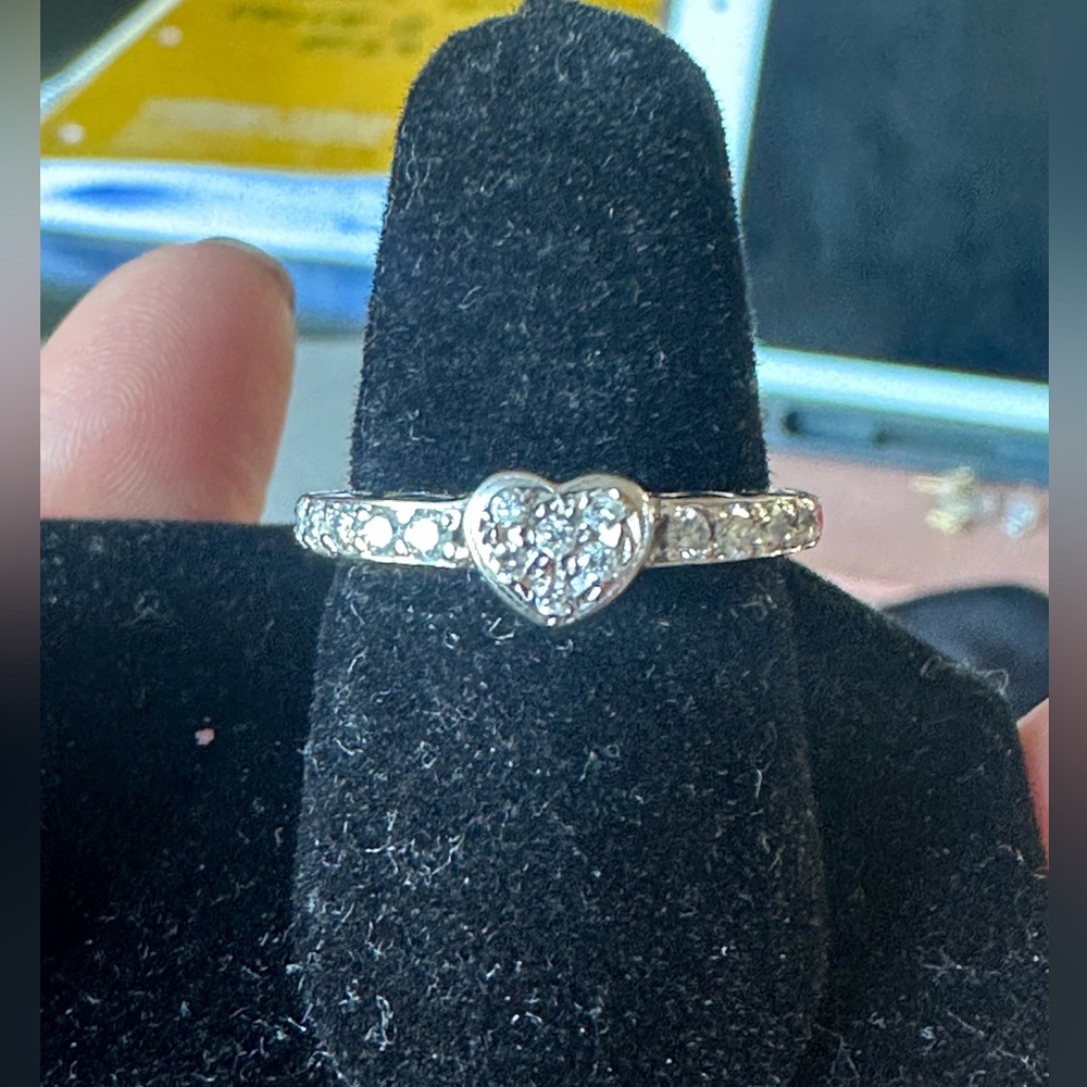 ✨18K White Gold Solid Gold Ring ✨